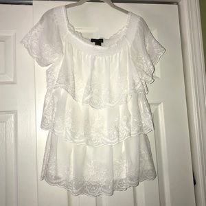 White Off Shoulder Top